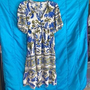 Fig and flower dress